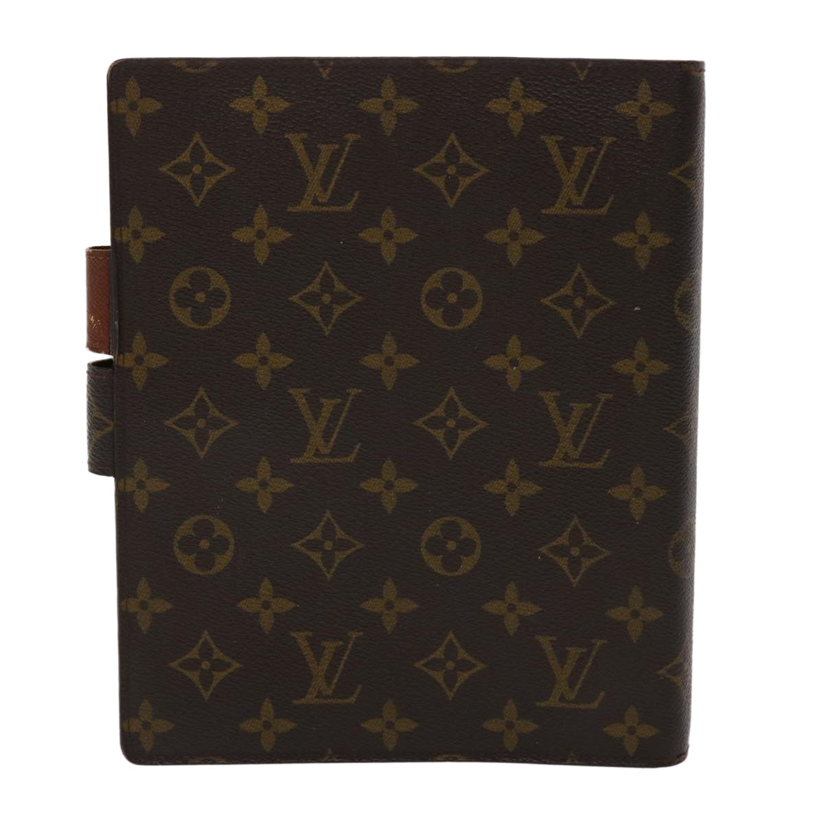 LOUIS VUITTON Monogram Agenda GM Day Planner Cover R20006 LV Auth 46844