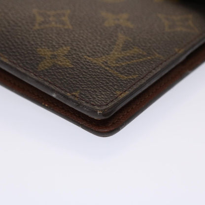 LOUIS VUITTON Monogram Agenda GM Day Planner Cover R20006 LV Auth 46844