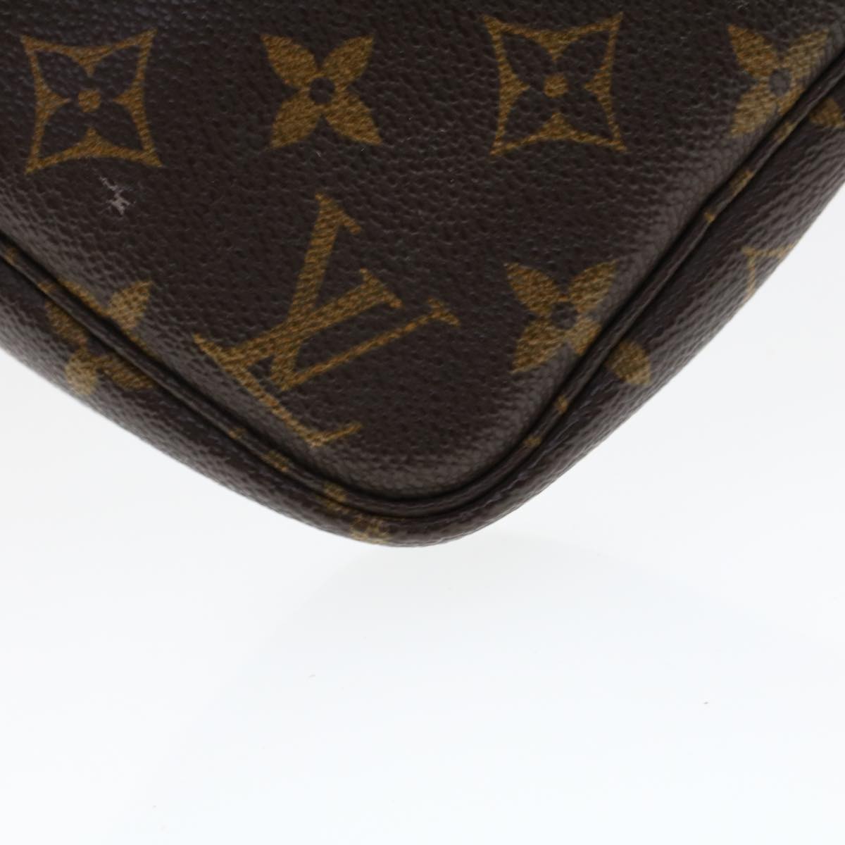 LOUIS VUITTON Monogram Pochette Accessoires Pouch M51980 LV Auth 46984