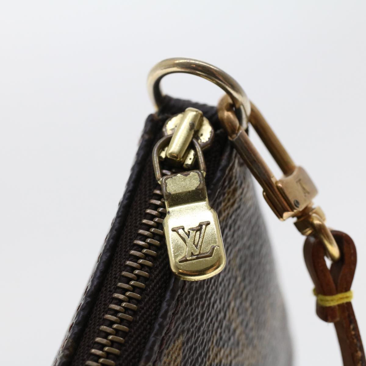 LOUIS VUITTON Monogram Pochette Accessoires Pouch M51980 LV Auth 46984