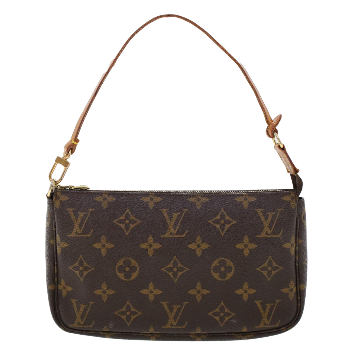 LOUIS VUITTON Monogram Pochette Accessoires Pouch M51980 LV Auth 46984