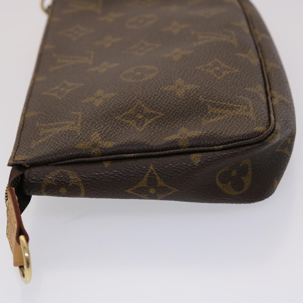 LOUIS VUITTON Monogram Pochette Accessoires Pouch M51980 LV Auth 46989