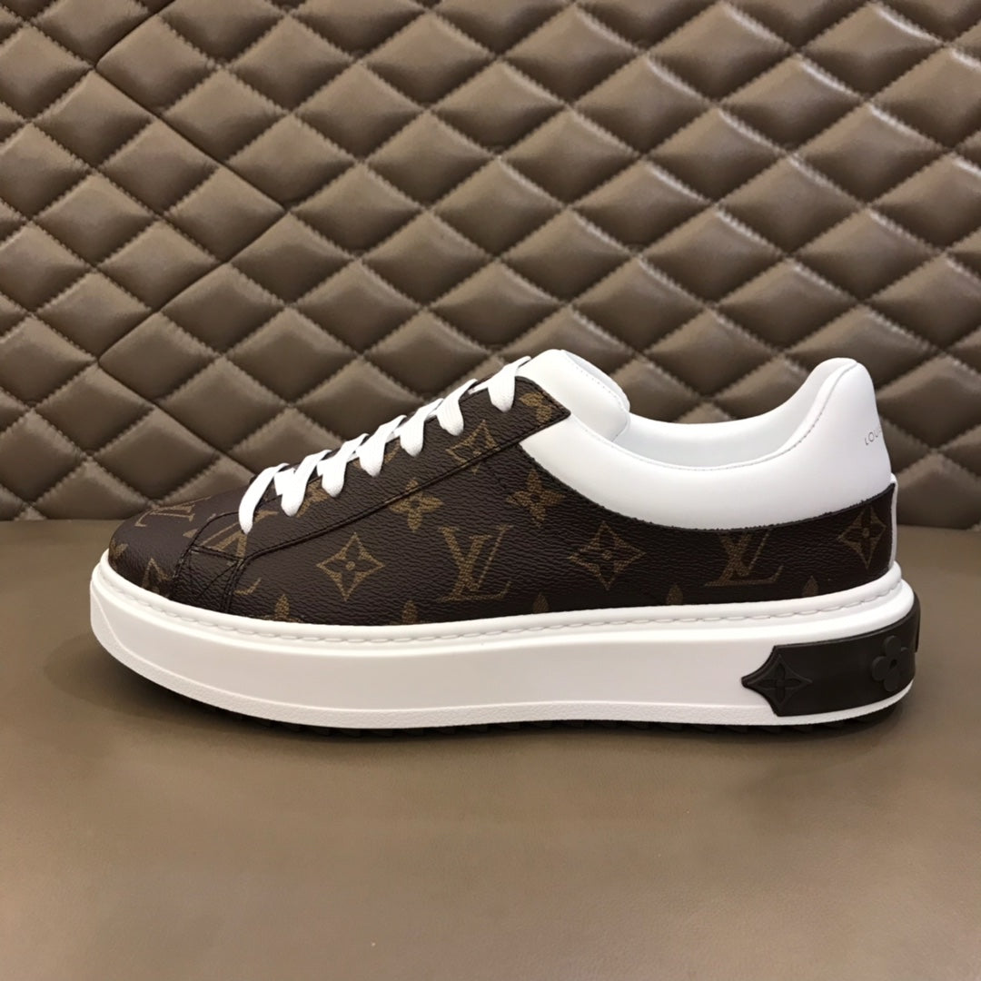 The Bags Vibe - Louis Vuitton Time Out Brown Sneaker