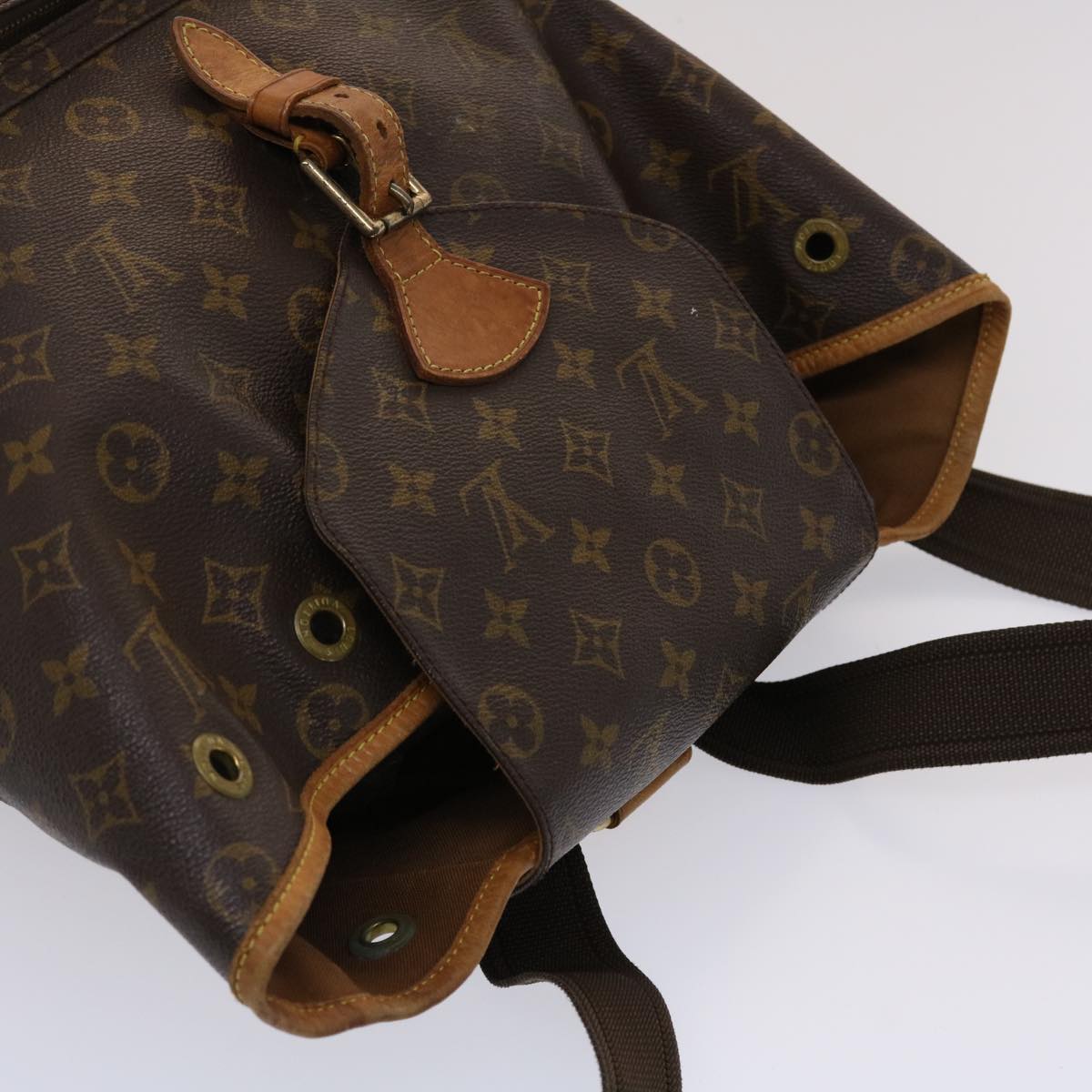 LOUIS VUITTON Monogram Montsouris GM Backpack M51135 LV Auth 47014