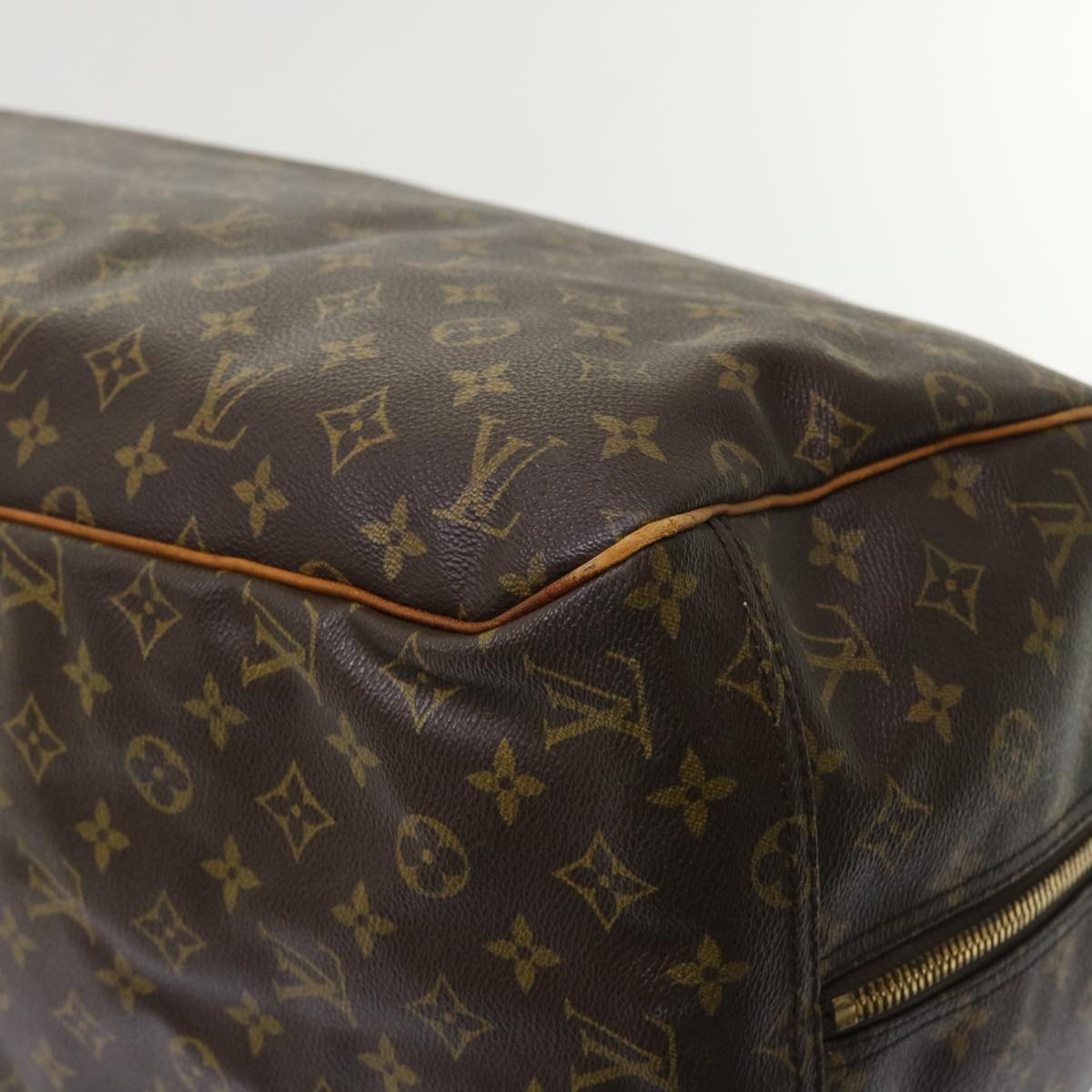 LOUIS VUITTON Monogram Sac Plein Air Long Boston Bag M41440 LV Auth 47121