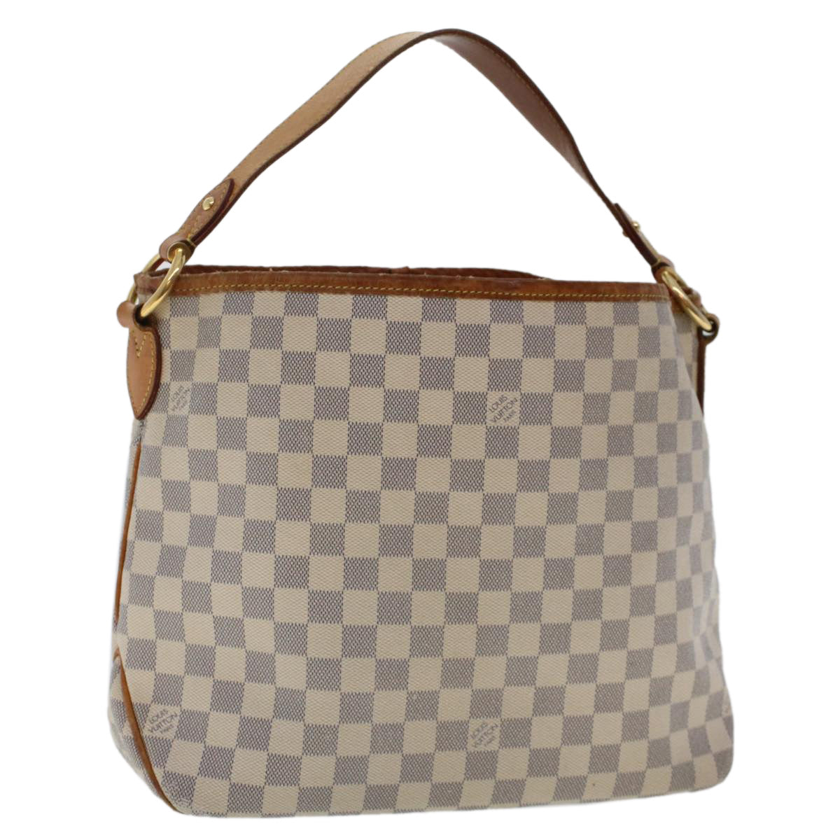 LOUIS VUITTON Damier Azur Delightful PM Shoulder Bag N41447 LV Auth 47155