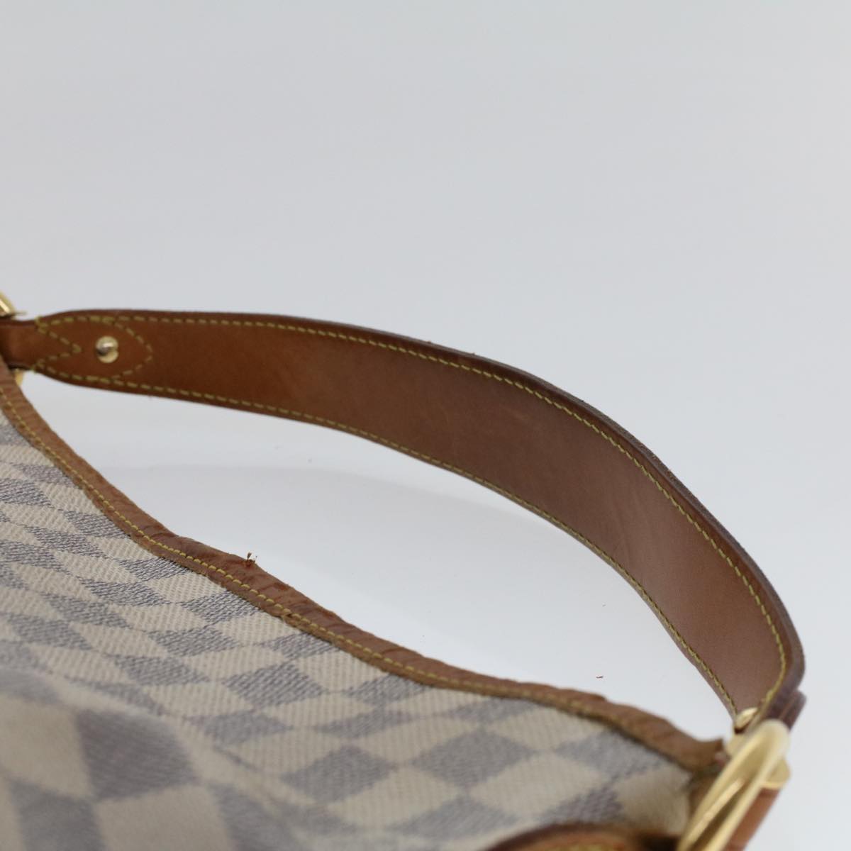 LOUIS VUITTON Damier Azur Delightful PM Shoulder Bag N41447 LV Auth 47155