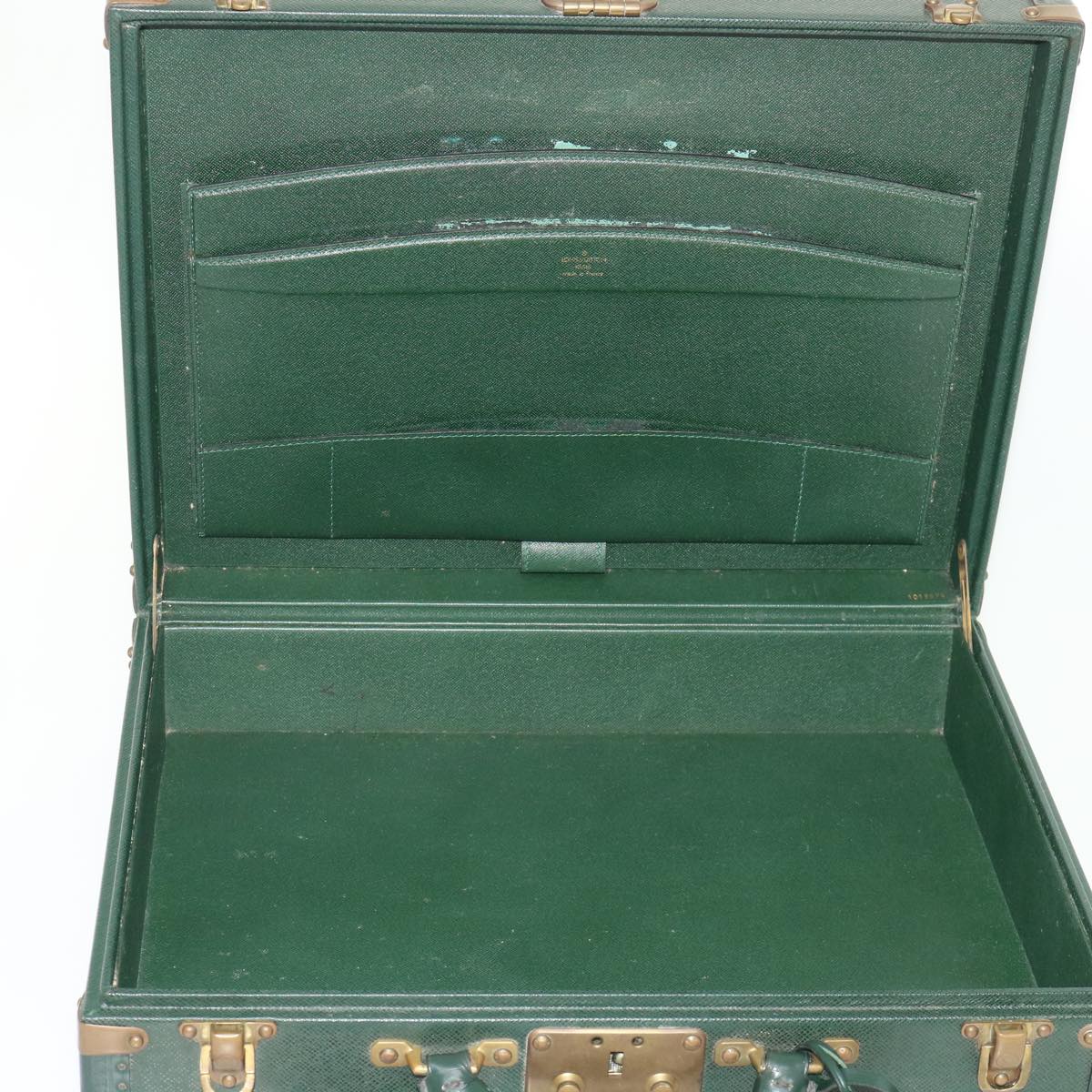 LOUIS VUITTON Taiga Attache Case Diplomat Trunk SPO Epicea M30004 LV Auth 47183