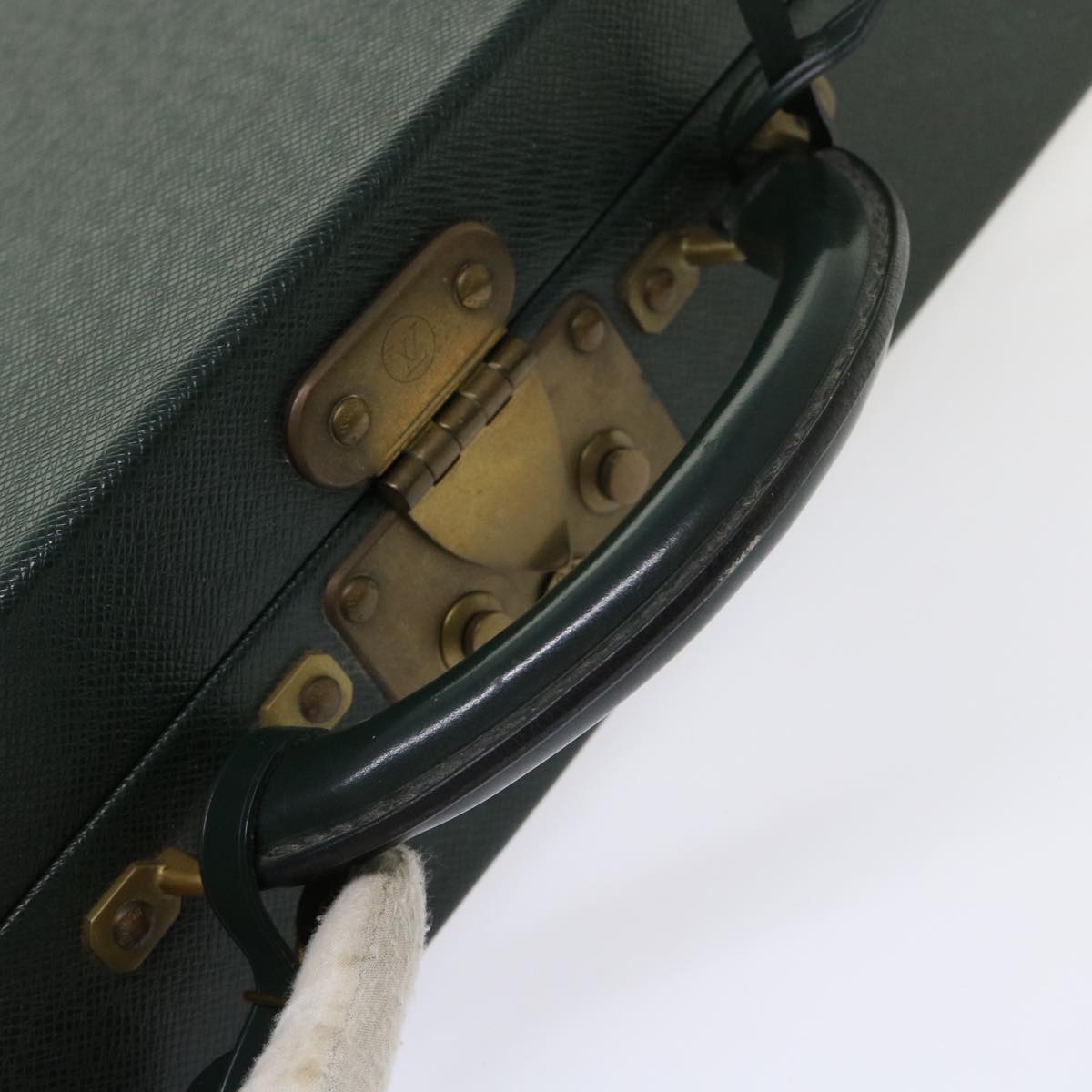 LOUIS VUITTON Taiga Attache Case Diplomat Trunk SPO Epicea M30004 LV Auth 47183