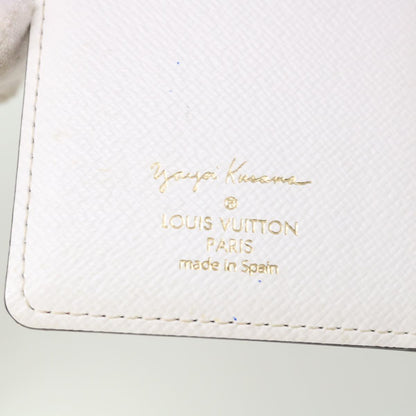 LOUIS VUITTON Yayoi Kusama Agenda PM Day Planner Cover White R21131 Auth 47200A