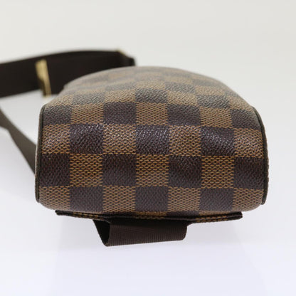 LOUIS VUITTON Damier Ebene Geronimos Shoulder Bag N51994 LV Auth 47208