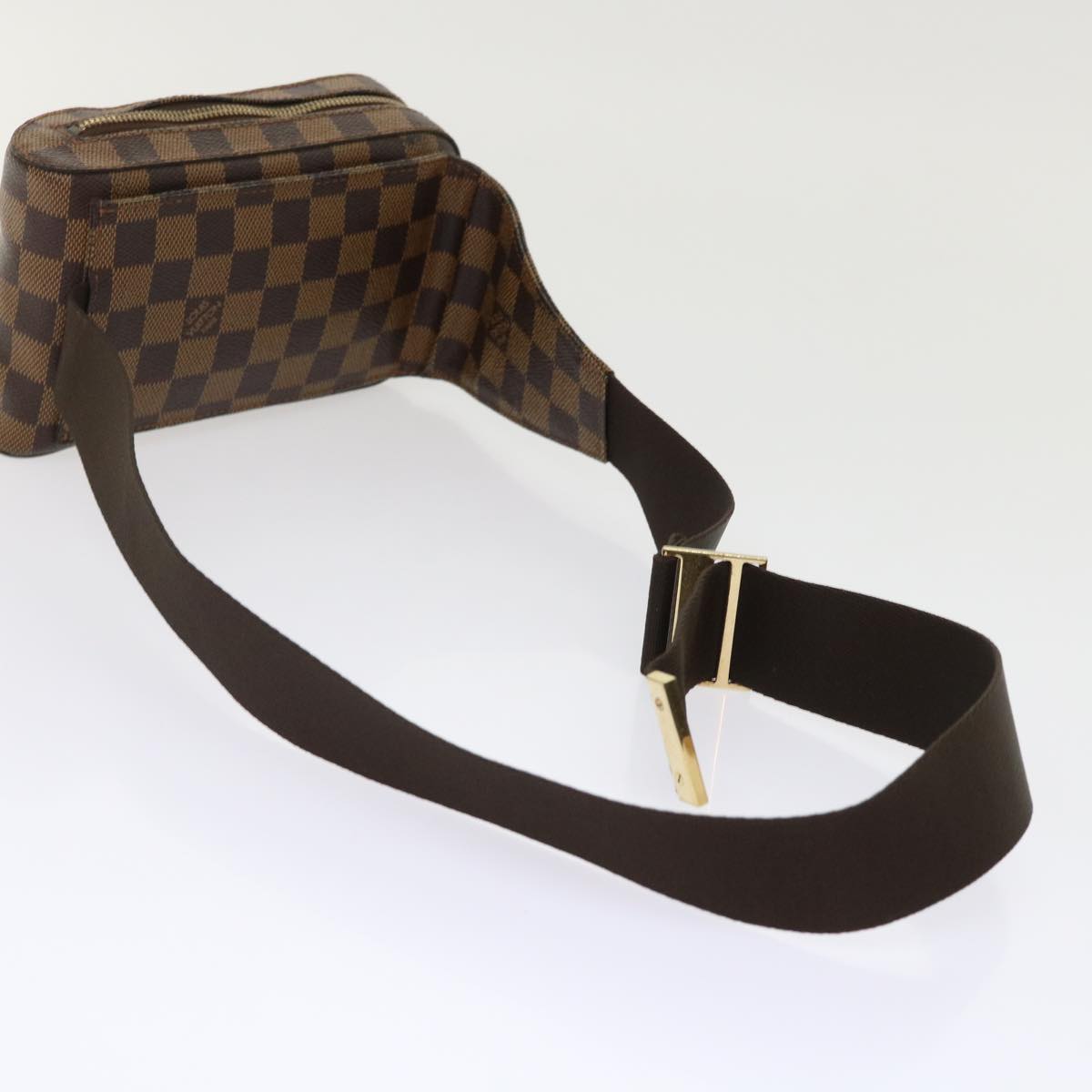 LOUIS VUITTON Damier Ebene Geronimos Shoulder Bag N51994 LV Auth 47208