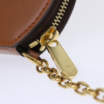 LOUIS VUITTON Catgram Chain Micro Powat Chapeau Coin Purse M63886 LV Auth 47211A