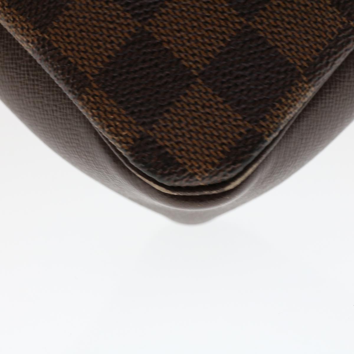 LOUIS VUITTON Damier Ebene Trousse Make Up Pouch N51982 LV Auth 47308