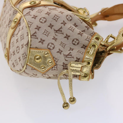 LOUIS VUITTON Monogram Mini Teda GM Hand Bag Brown Gold M92392 LV Auth 47372