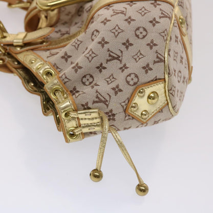 LOUIS VUITTON Monogram Mini Teda GM Hand Bag Brown Gold M92392 LV Auth 47372