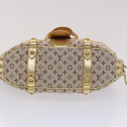 LOUIS VUITTON Monogram Mini Teda GM Hand Bag Brown Gold M92392 LV Auth 47372