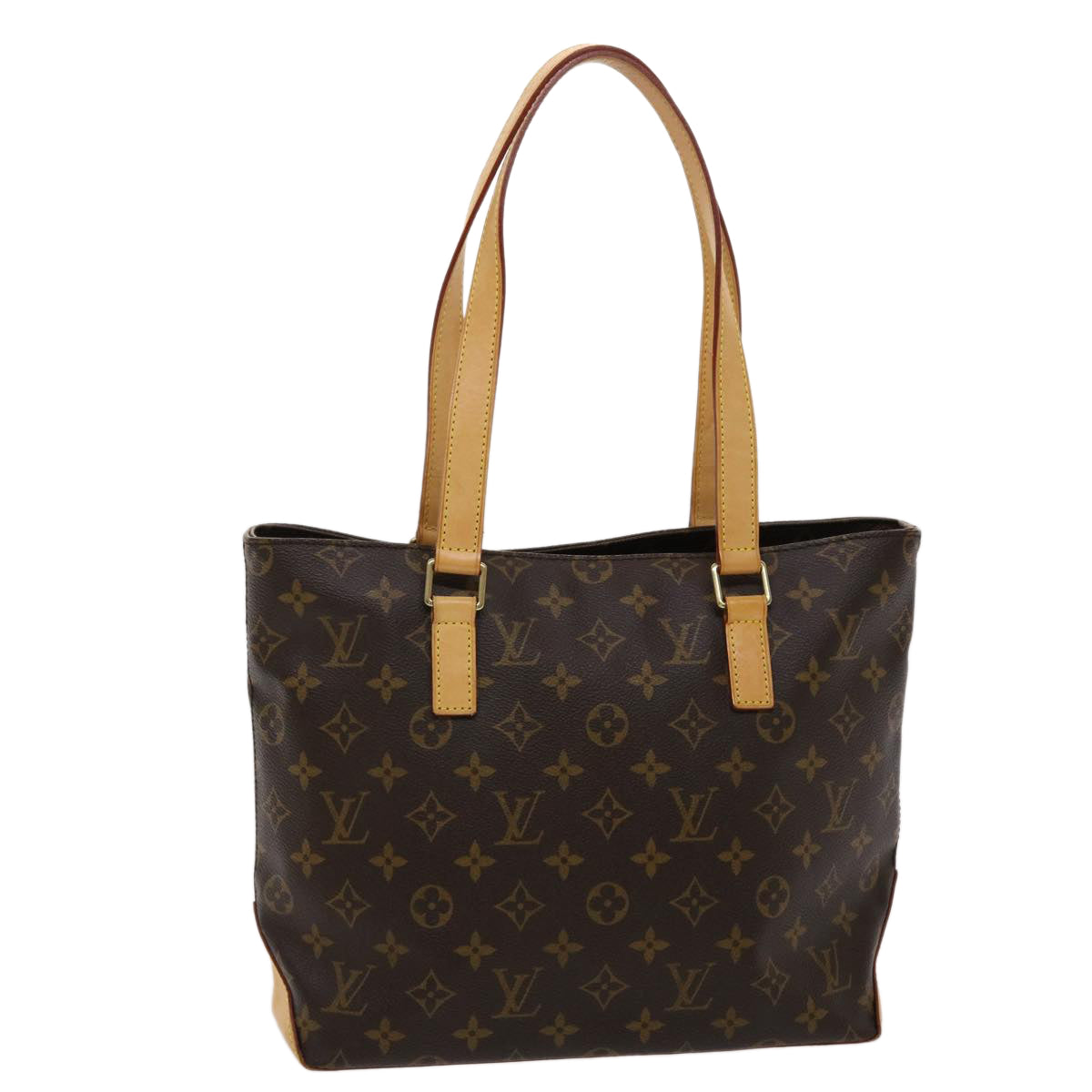 LOUIS VUITTON Monogram Cabas Piano Tote Bag M51148 LV Auth 47419