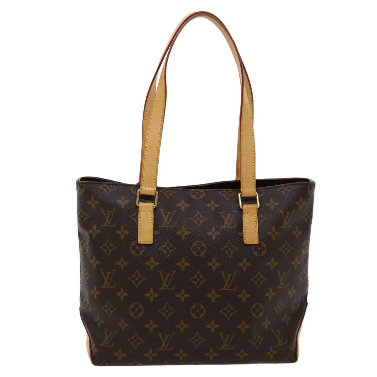 LOUIS VUITTON Monogram Cabas Piano Tote Bag M51148 LV Auth 47419