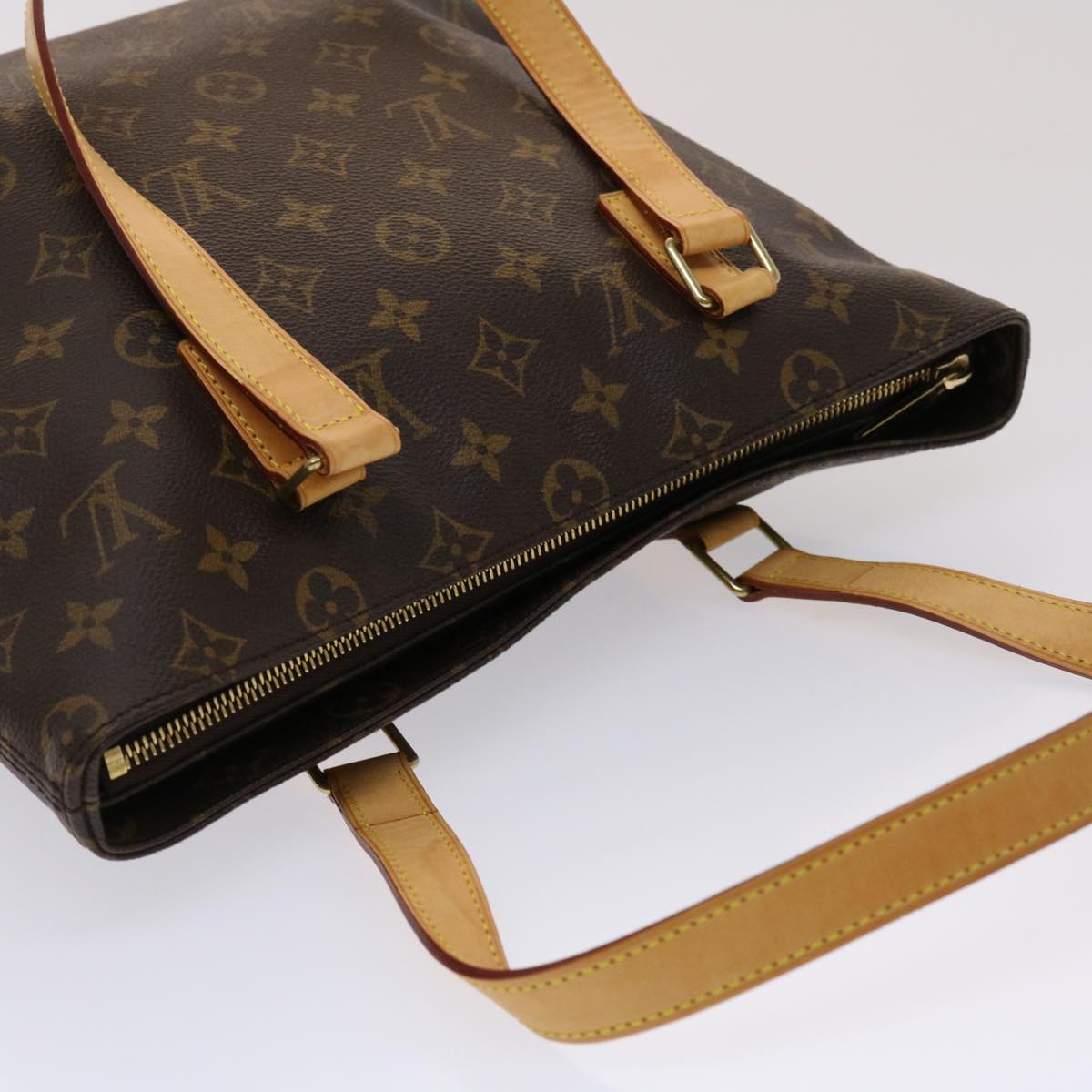 LOUIS VUITTON Monogram Cabas Piano Tote Bag M51148 LV Auth 47419