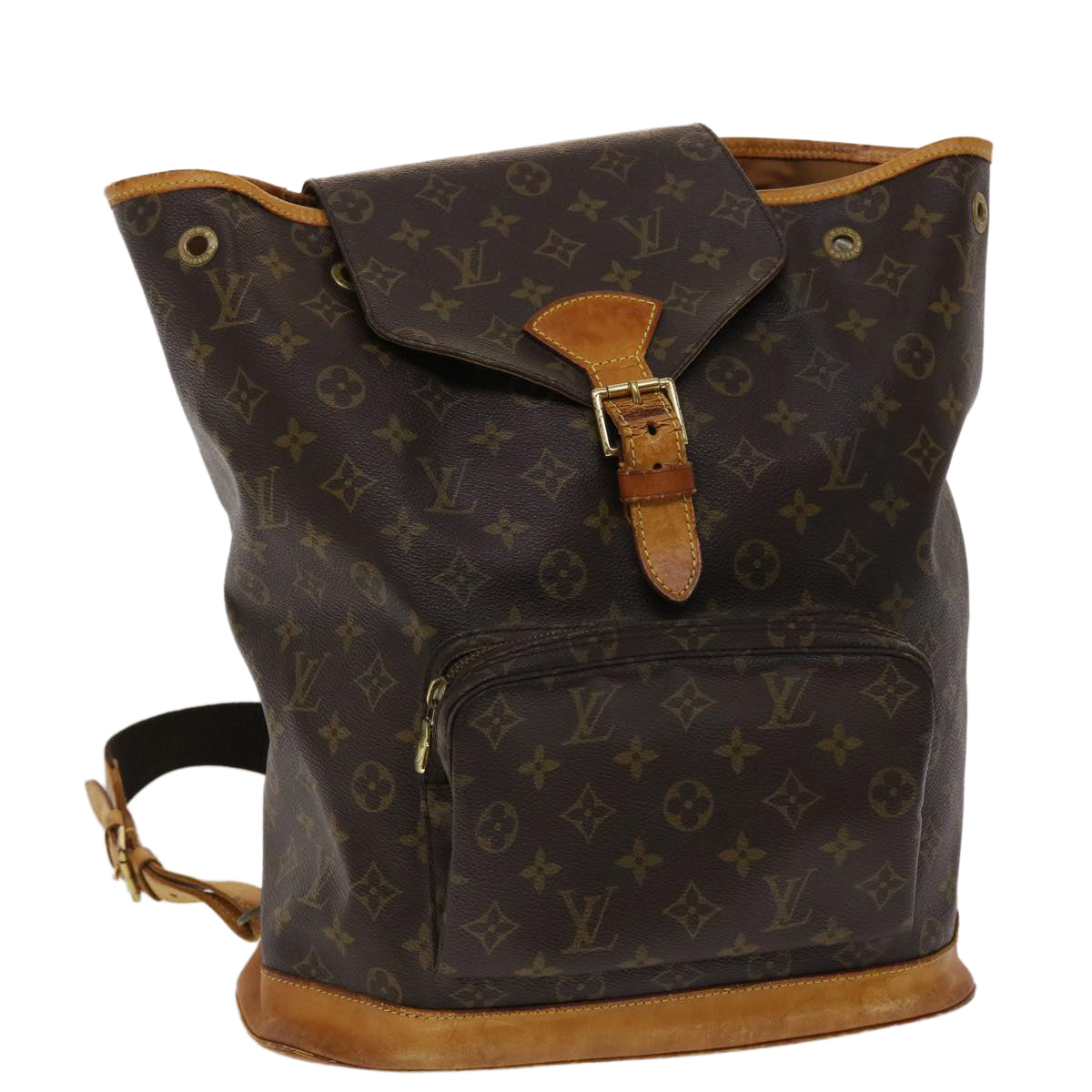 LOUIS VUITTON Monogram Montsouris GM Backpack M51135 LV Auth 47463