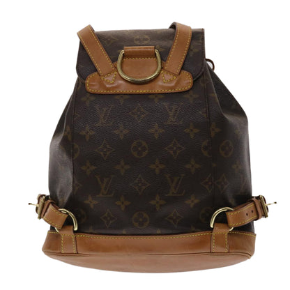 LOUIS VUITTON Monogram Montsouris MM Backpack M51136 LV Auth 47465