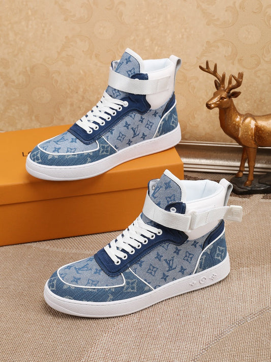 The Bags Vibe - Louis Vuitton High Top Blue Sneaker