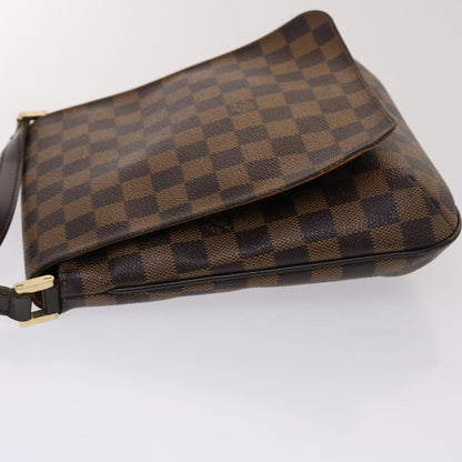 LOUIS VUITTON Damier Ebene Musette Salsa Long Shoulder Bag N51300 LV Auth 47511