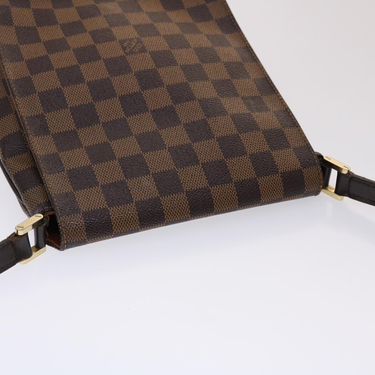 LOUIS VUITTON Damier Ebene Musette Salsa Long Shoulder Bag N51300 LV Auth 47511