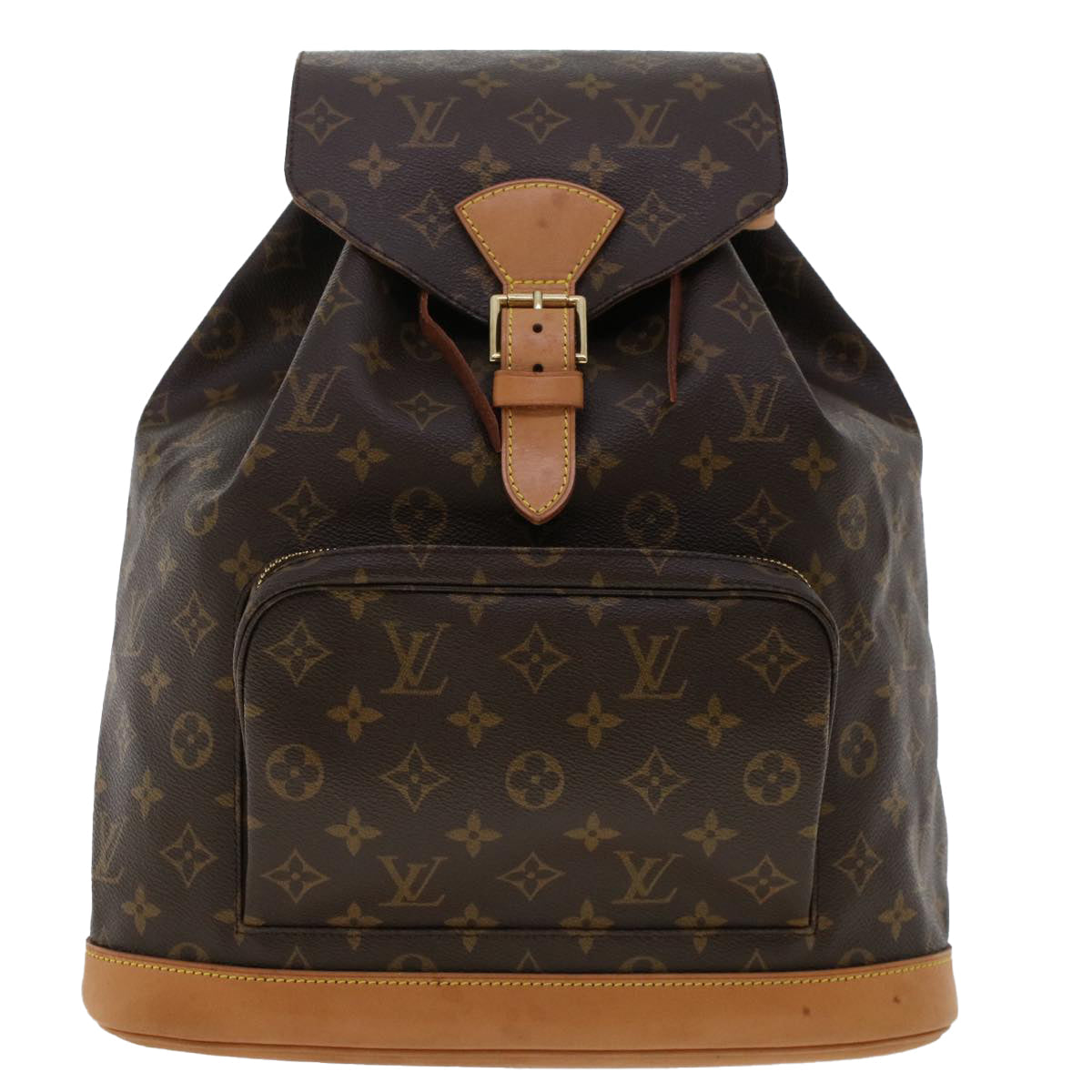 LOUIS VUITTON Monogram Montsouris GM Backpack M51135 LV Auth 47563