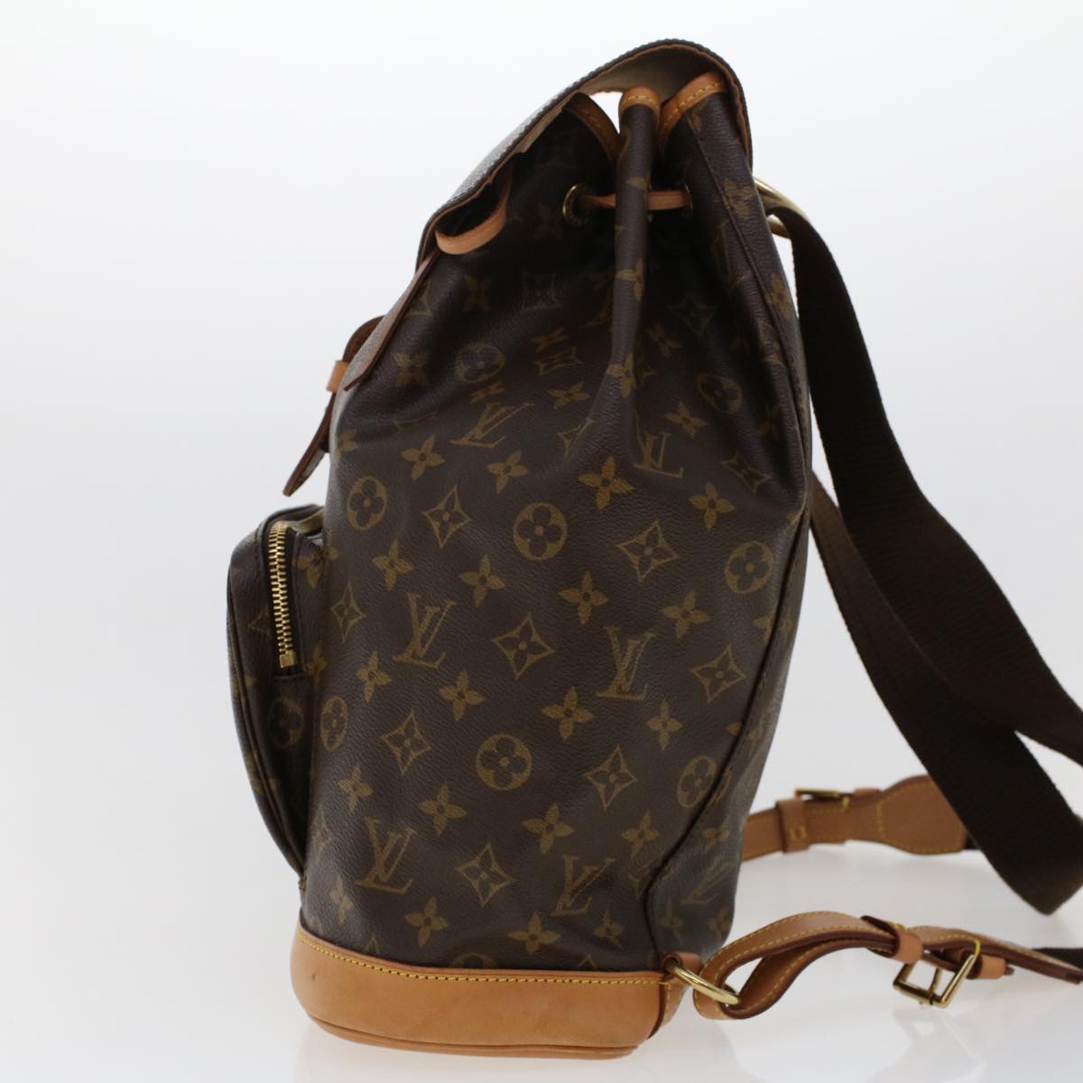 LOUIS VUITTON Monogram Montsouris GM Backpack M51135 LV Auth 47563