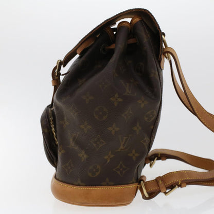 LOUIS VUITTON Monogram Montsouris MM Backpack M51136 LV Auth 47586