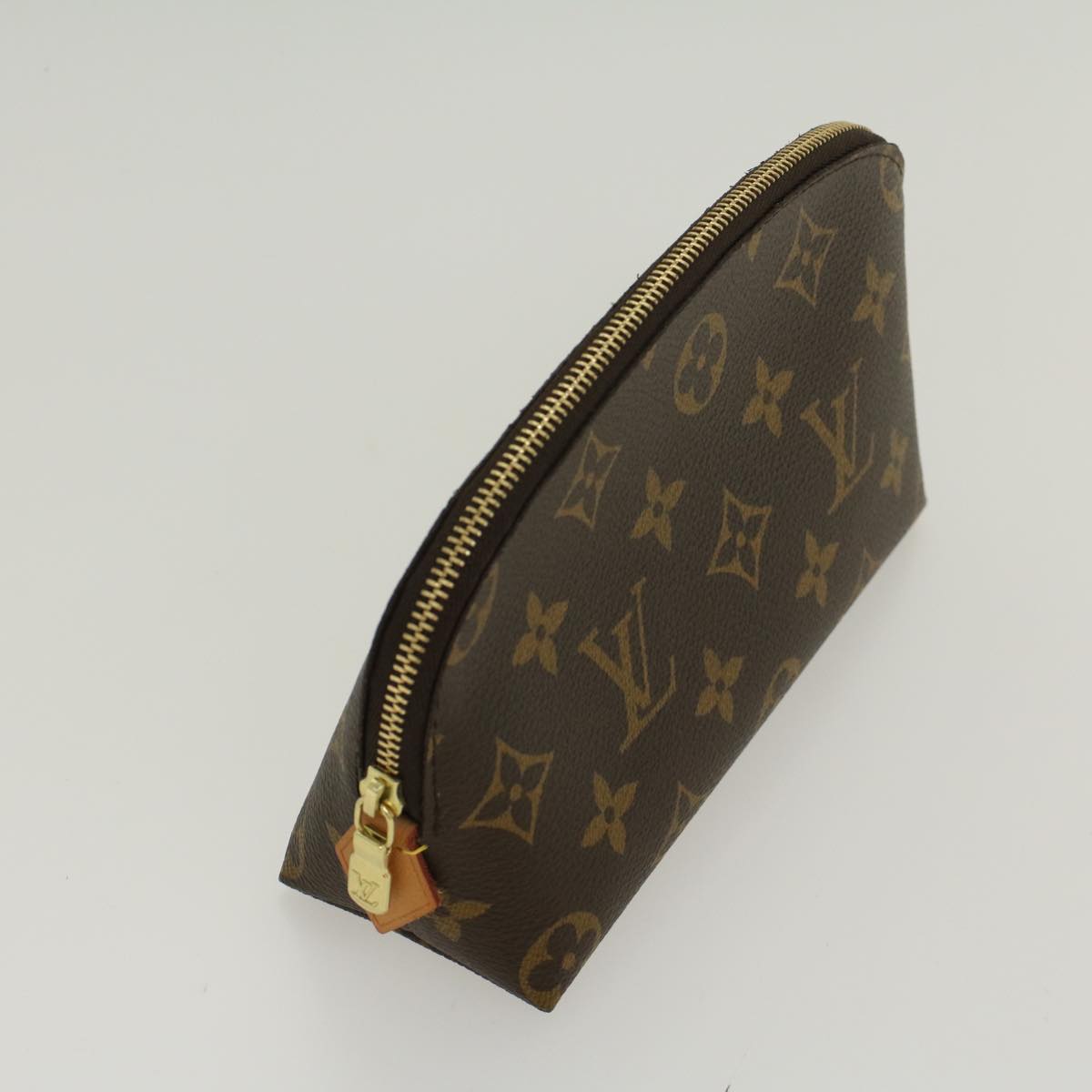 LOUIS VUITTON Monogram Pochette Cosmetic PM Cosmetic Pouch M47515 LV Auth 47599