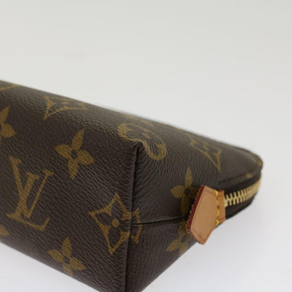 LOUIS VUITTON Monogram Pochette Cosmetic PM Cosmetic Pouch M47515 LV Auth 47599