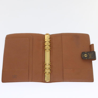 LOUIS VUITTON Monogram Agenda GM Day Planner Cover R20006 LV Auth 47603