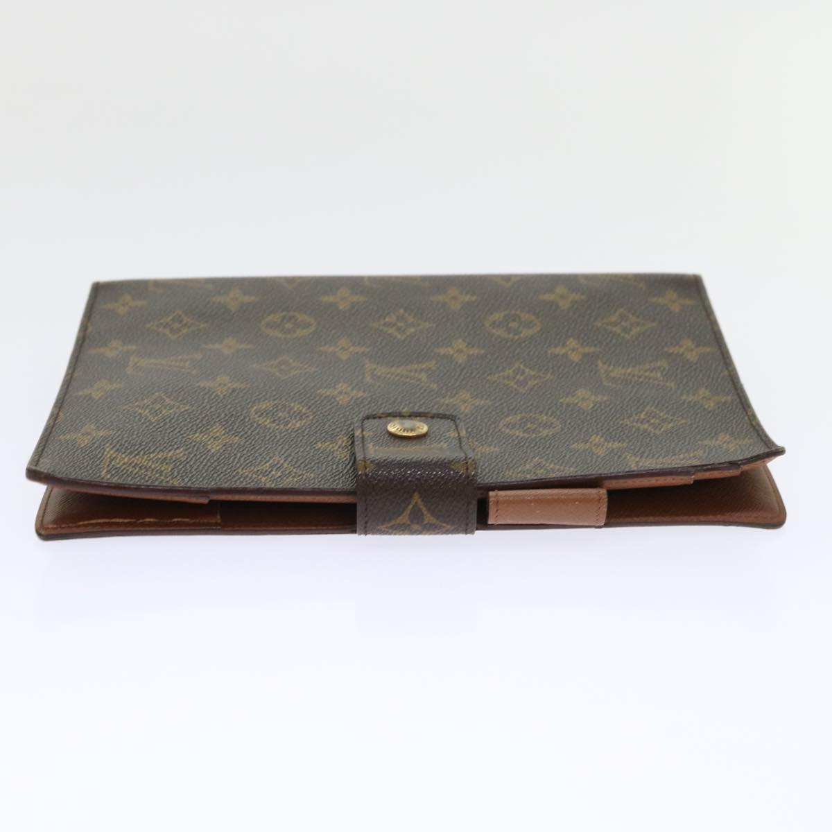 LOUIS VUITTON Monogram Agenda GM Day Planner Cover R20006 LV Auth 47603