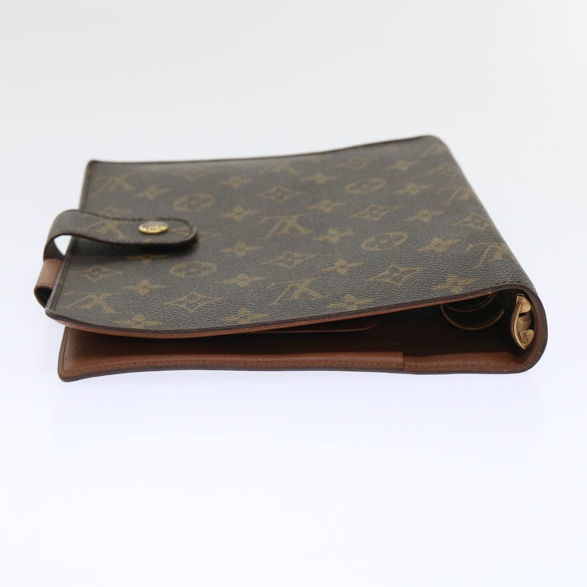 LOUIS VUITTON Monogram Agenda GM Day Planner Cover R20006 LV Auth 47603