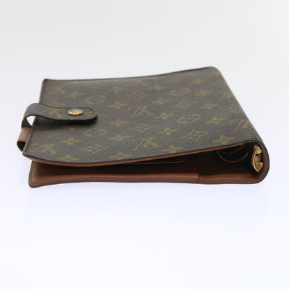 LOUIS VUITTON Monogram Agenda GM Day Planner Cover R20006 LV Auth 47603