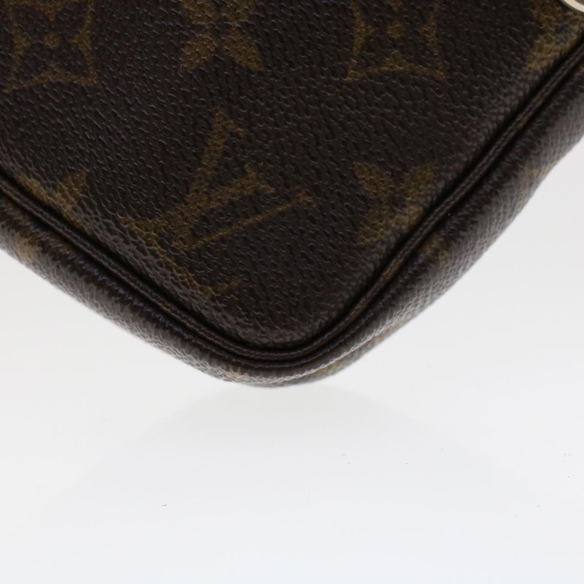 LOUIS VUITTON Monogram Pochette Accessoires Pouch M51980 LV Auth 47608