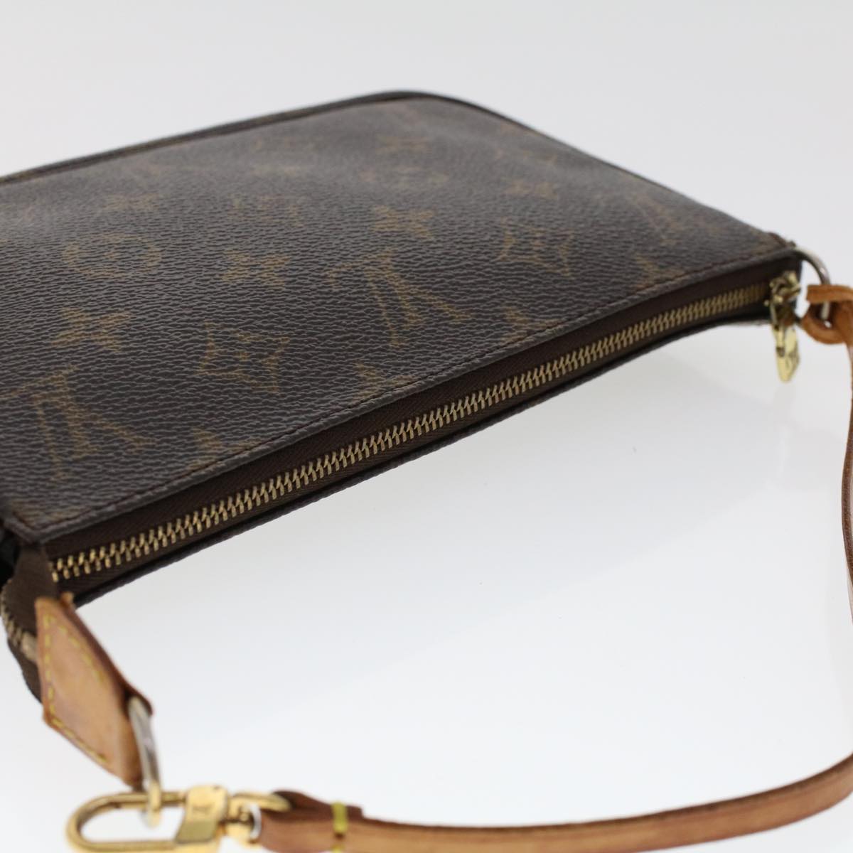 LOUIS VUITTON Monogram Pochette Accessoires Pouch M51980 LV Auth 47608