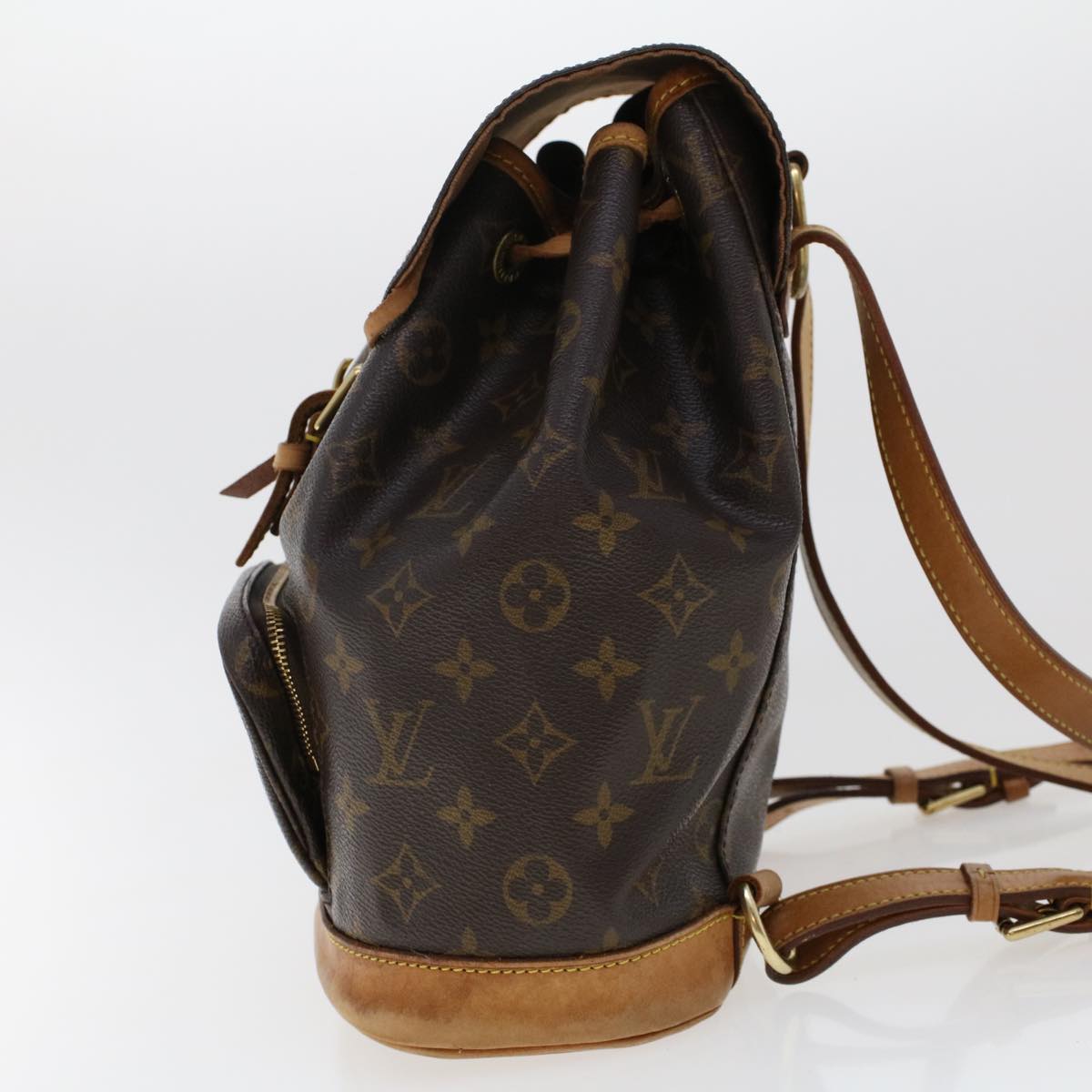 LOUIS VUITTON Monogram Montsouris MM Backpack M51136 LV Auth 47707