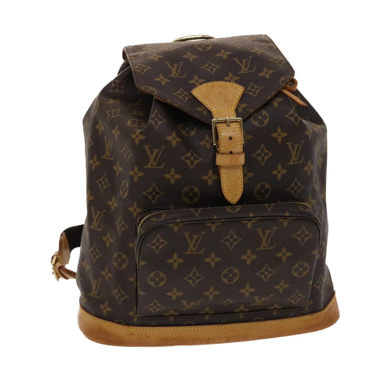 LOUIS VUITTON Monogram Montsouris GM Backpack M51135 LV Auth 47732