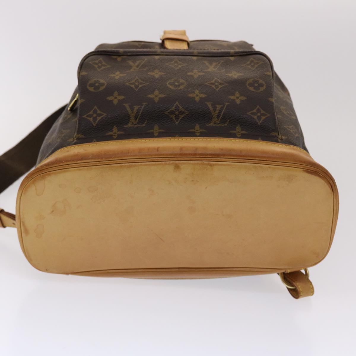 LOUIS VUITTON Monogram Montsouris GM Backpack M51135 LV Auth 47732