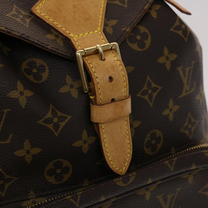 LOUIS VUITTON Monogram Montsouris GM Backpack M51135 LV Auth 47732