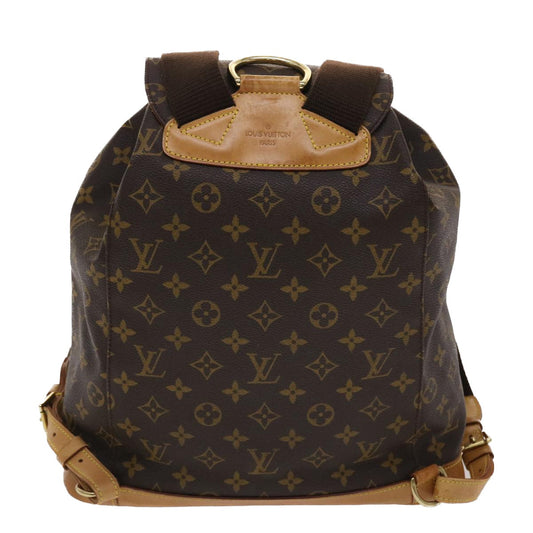 LOUIS VUITTON Monogram Montsouris GM Backpack M51135 LV Auth 47732