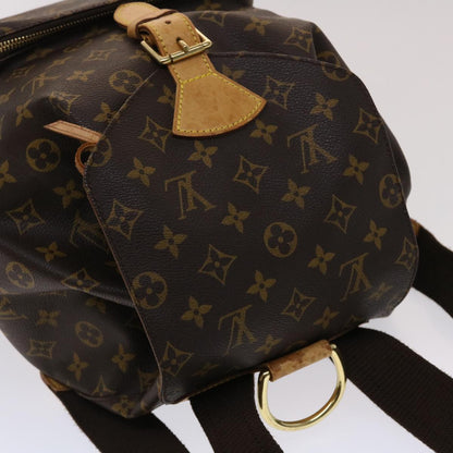 LOUIS VUITTON Monogram Montsouris GM Backpack M51135 LV Auth 47732