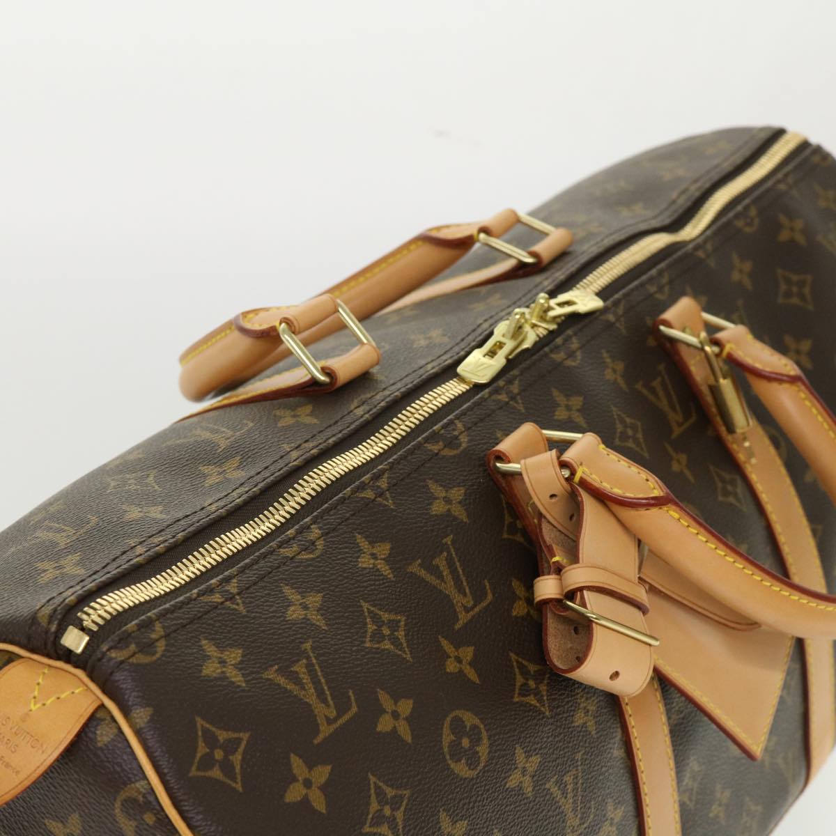 LOUIS VUITTON Monogram Keepall 45 Boston Bag M41428 LV Auth 47737