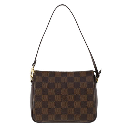 LOUIS VUITTON Damier Ebene Trousse Makeup Pouch N51982 LV Auth 47761