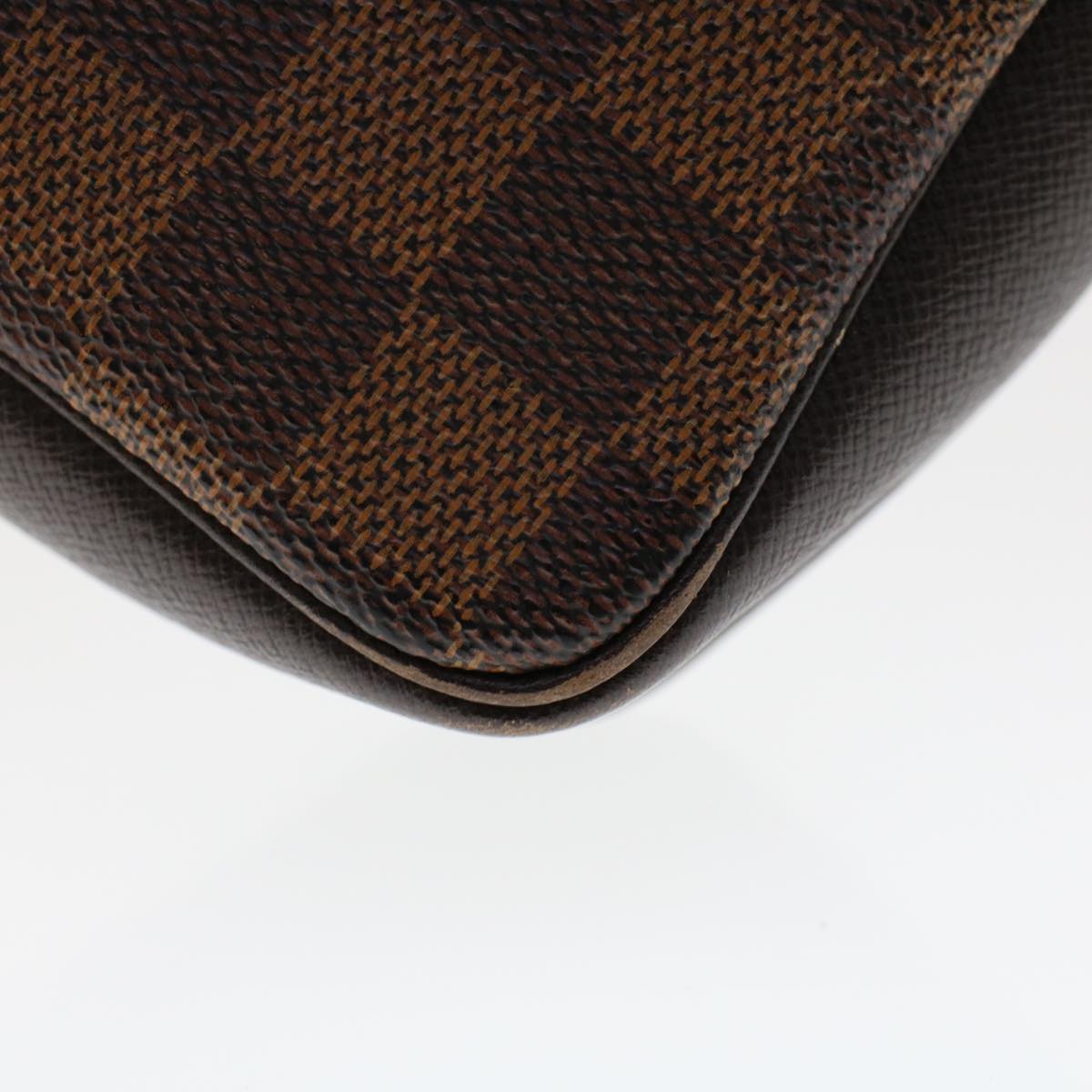 LOUIS VUITTON Damier Ebene Trousse makeup Pouch N51982 LV Auth 47762