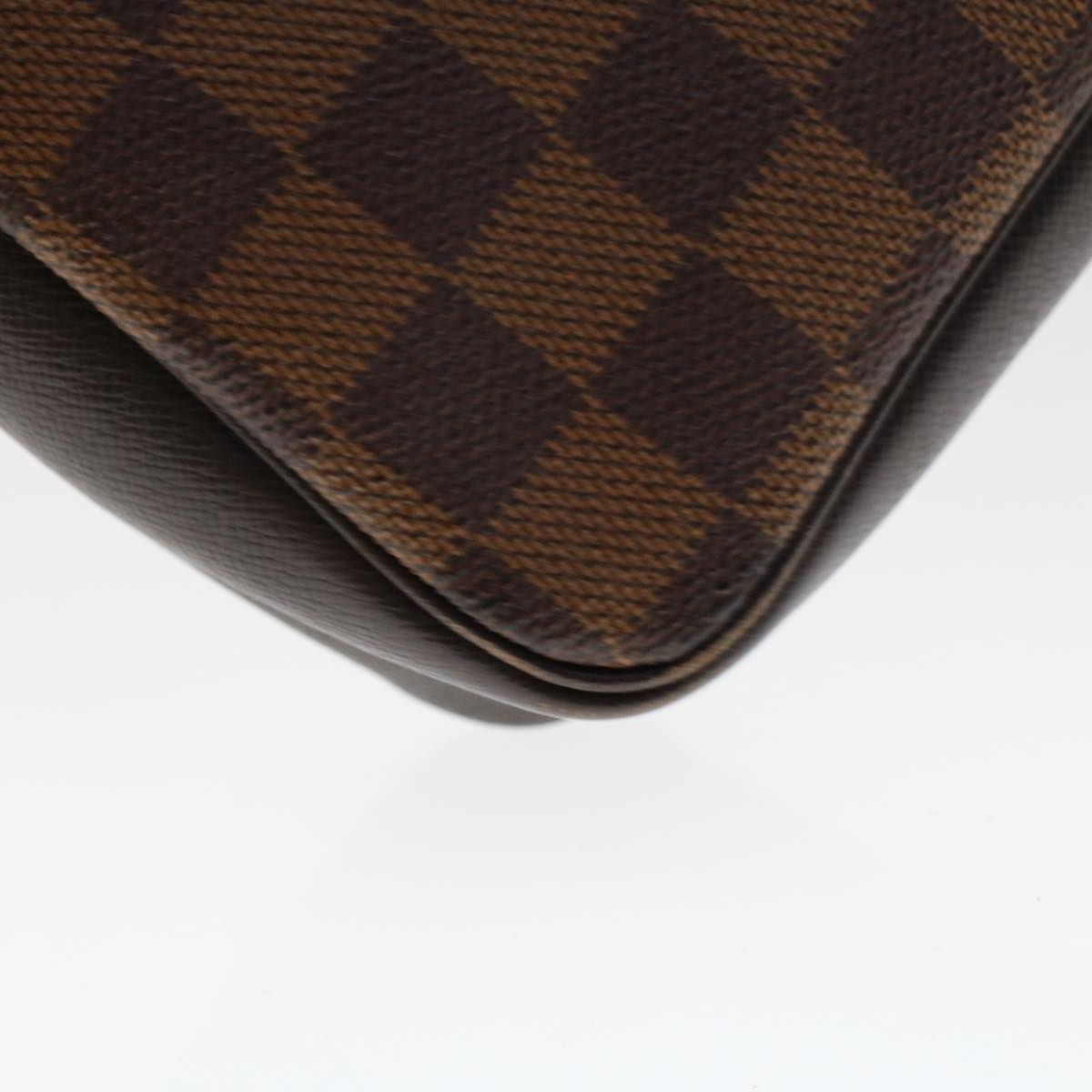 LOUIS VUITTON Damier Ebene Trousse makeup Pouch N51982 LV Auth 47762